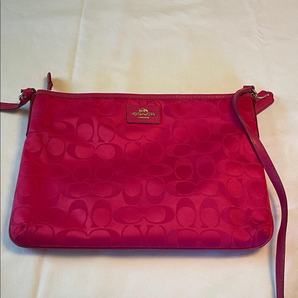 Coach Fuchsia Crossbody Bag